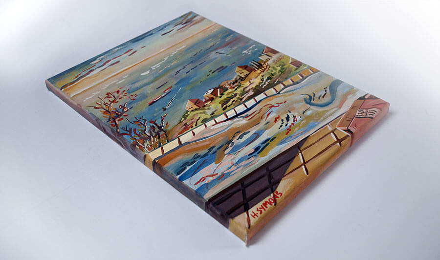 Haydn Symons Illustration Gouache Canvas Painting