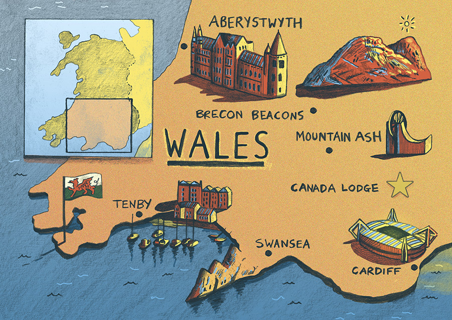 Wales-map-illustration