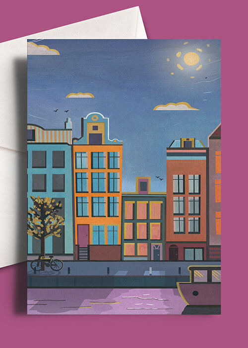 Buy the Amsterdam Greetings Card item