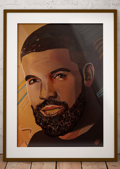 Buy the Drake Art Print item