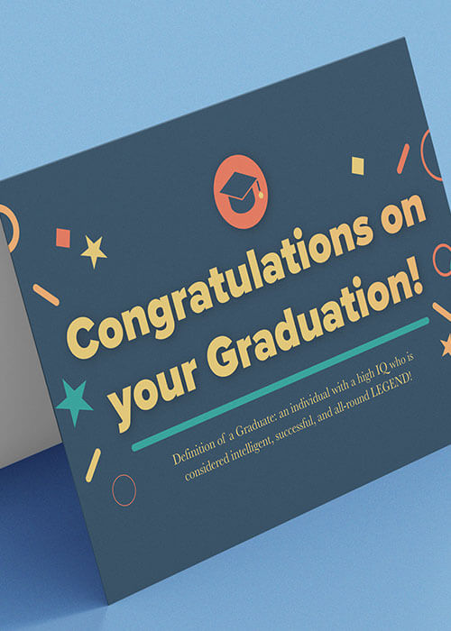 Buy the Graduation Greetings Card item