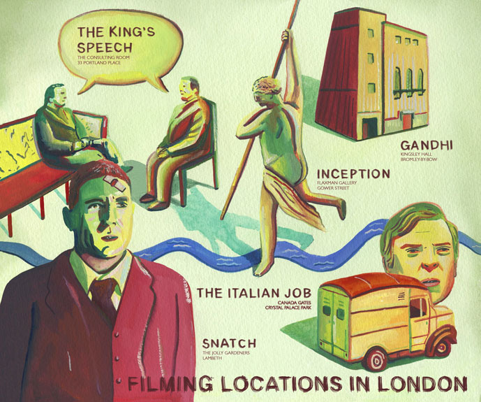 Filming Locations In London Map