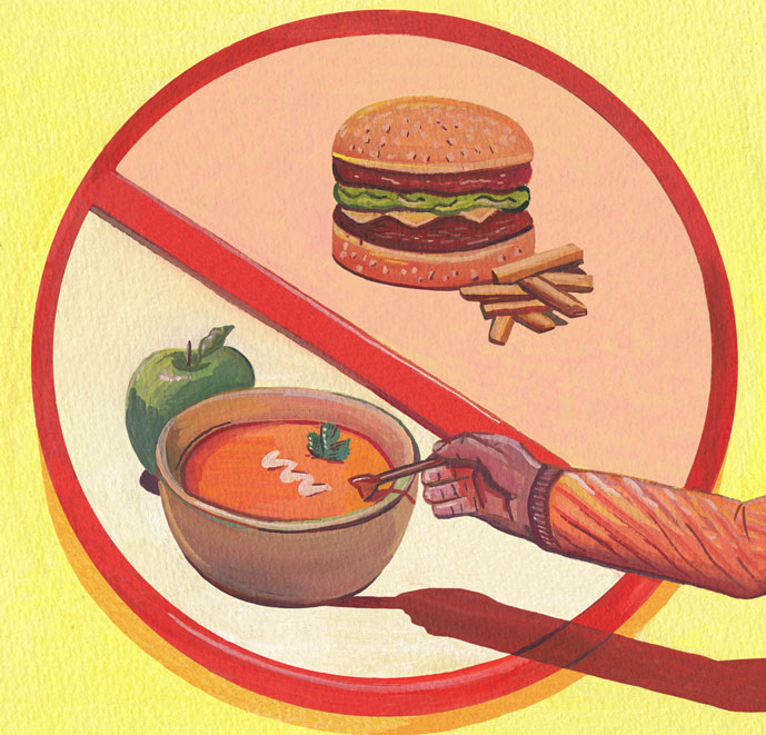 Healthy Editorial Illustration