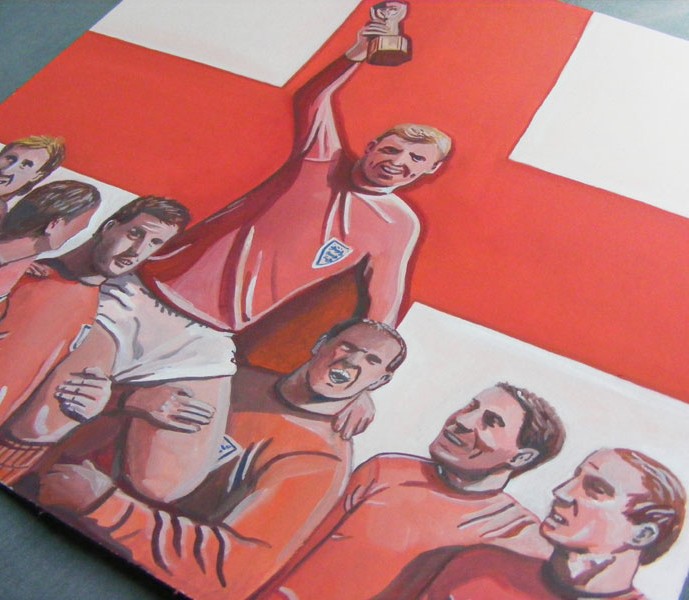 England 1966 World Cup Painting