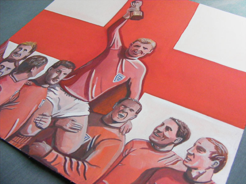 England 1966 World Cup Painting