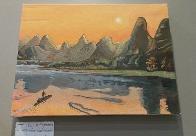 'All Our Own Work' Exhibition Canvas Painting