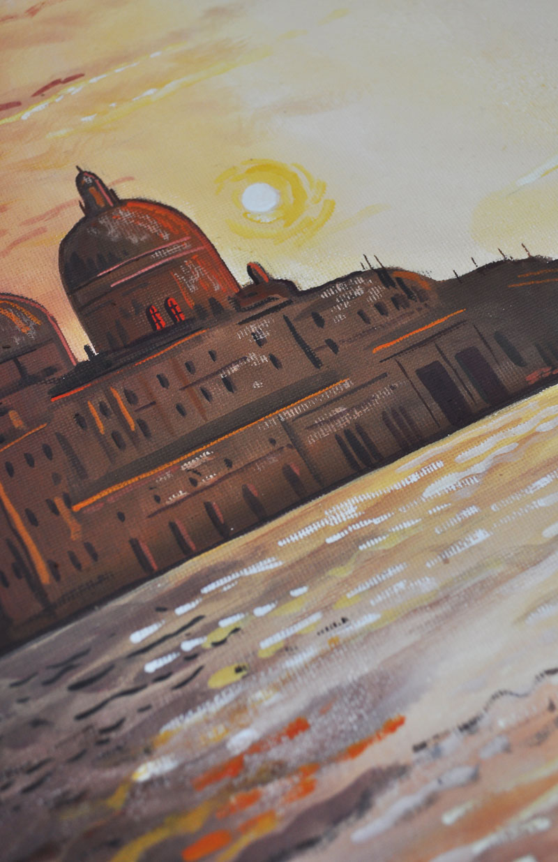 Original Venice Sunset Painting