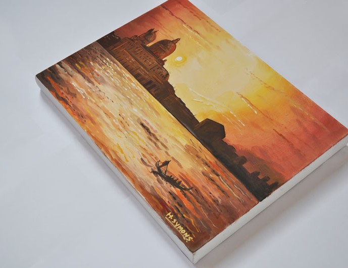 Original Venice Sunset Painting