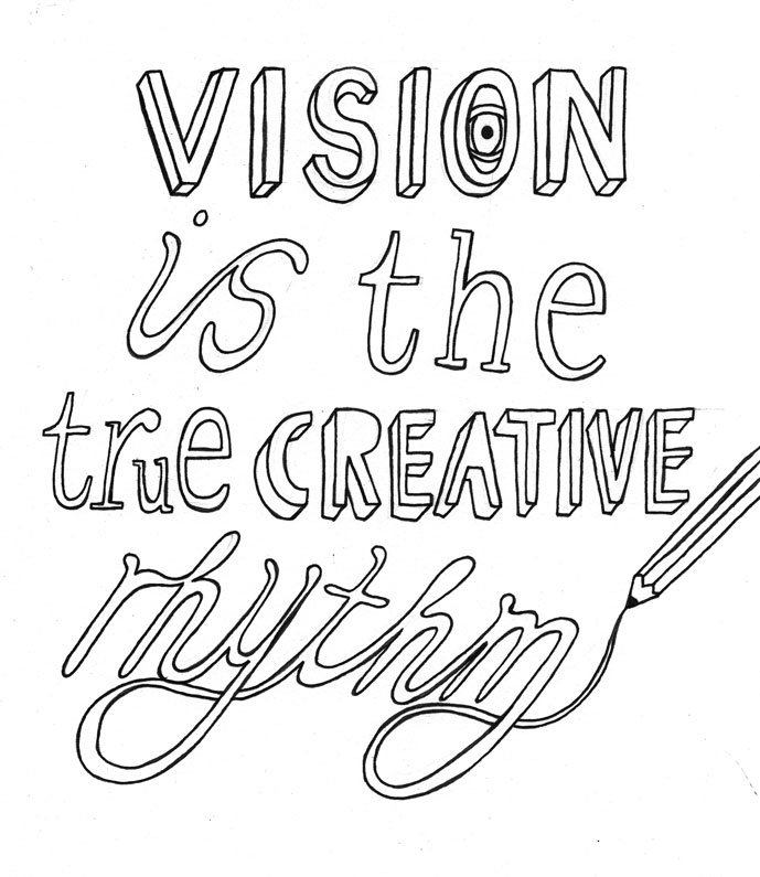 Robert Delaunay Typographic Quote