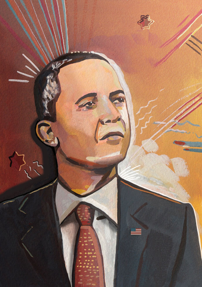 Barack Obama Portrait Illustration
