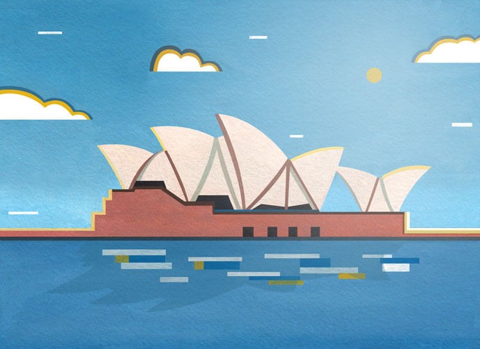 Sydney Opera House Landscape