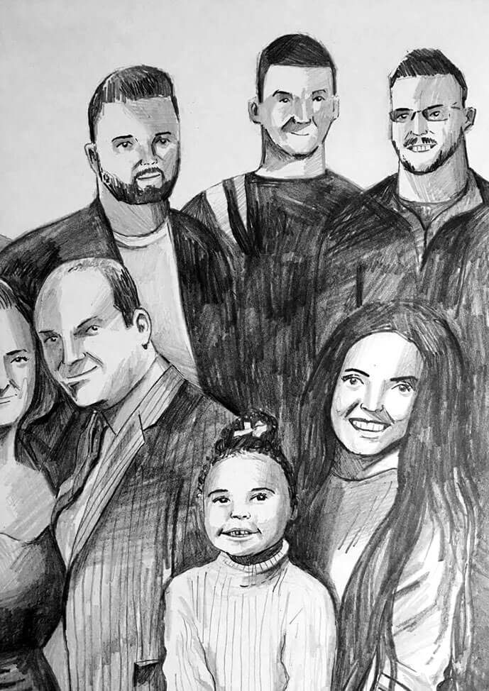 Family Drawing Commission