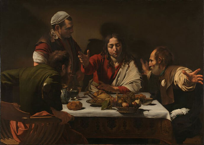 Supper At Emmaus - Caravaggio