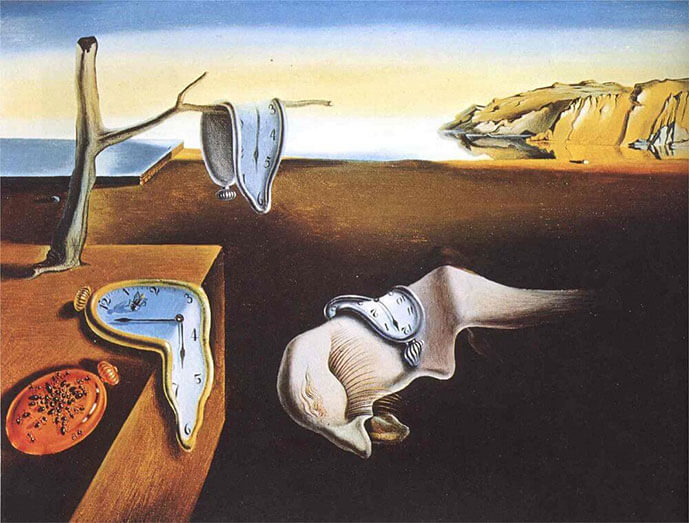 The Persistence Of Memory - Salvador Dali (Famous colour palettes)