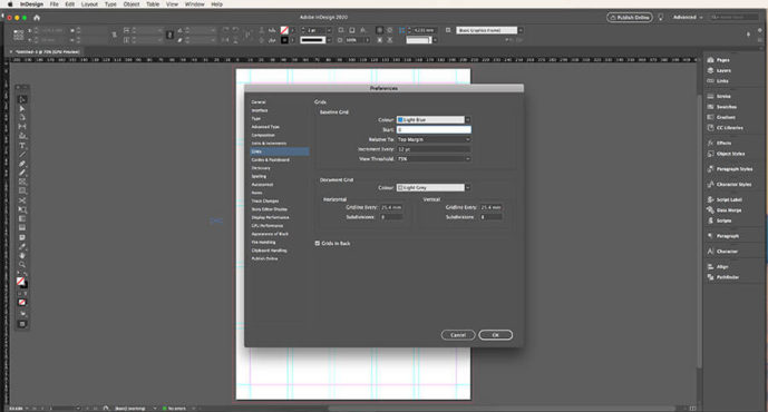 Baseline Grid Preferences