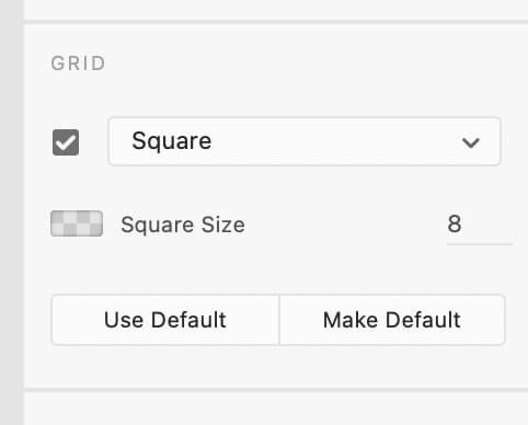 Grid Settings In Adobe XD