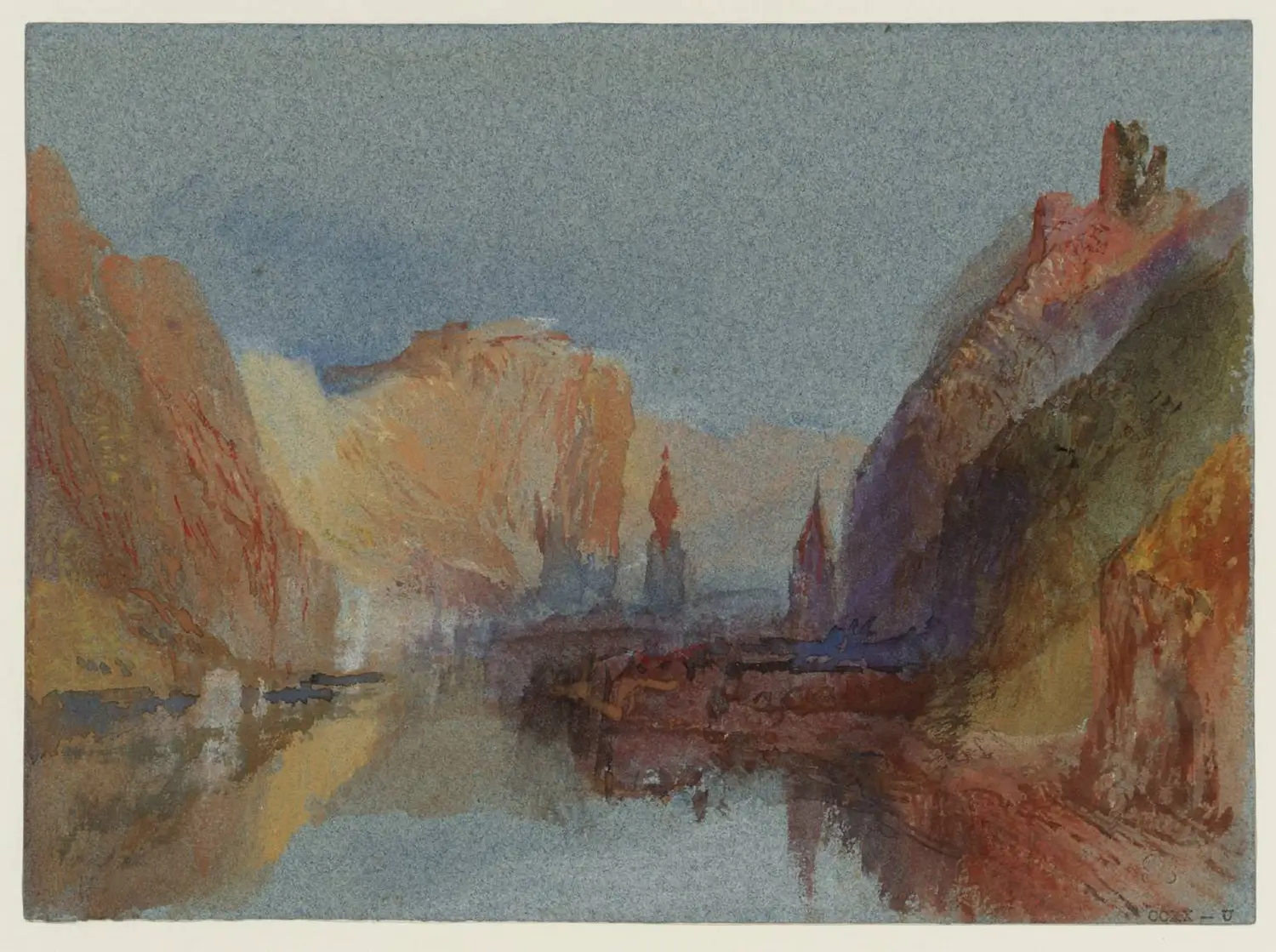 Turner Gouache Painting