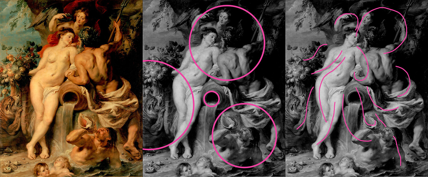 Peter Paul Rubens Curved Movements