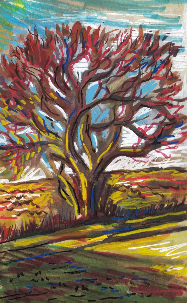 Tree painting