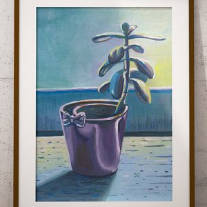 Acrylic & Gouache Plant Painting