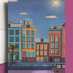 Amsterdam Greetings Card