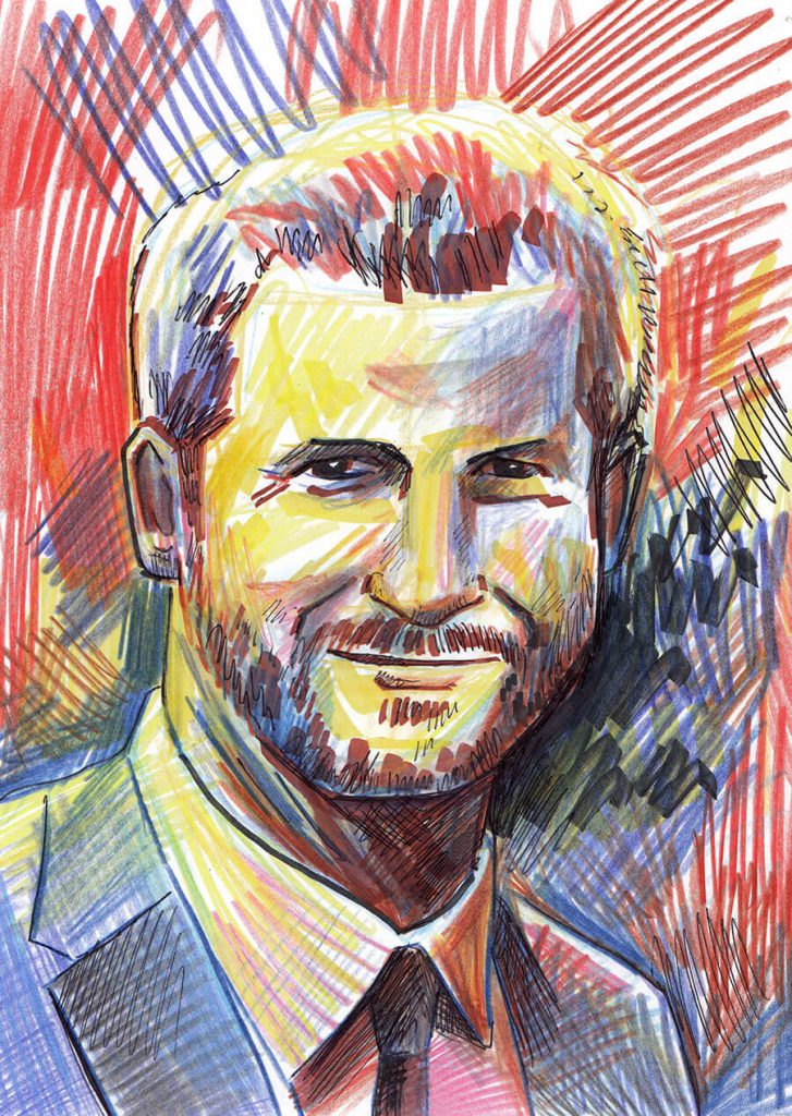 Prince Harry portrait drawing