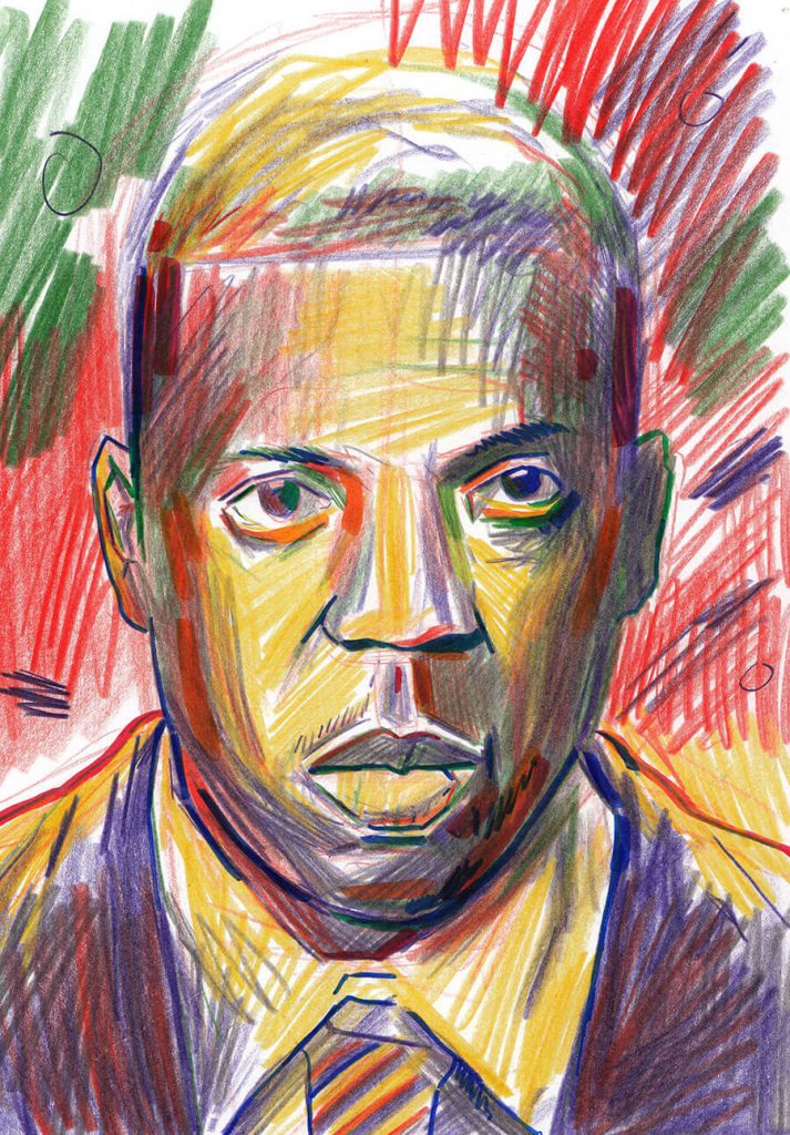 Jay-Z portrait art