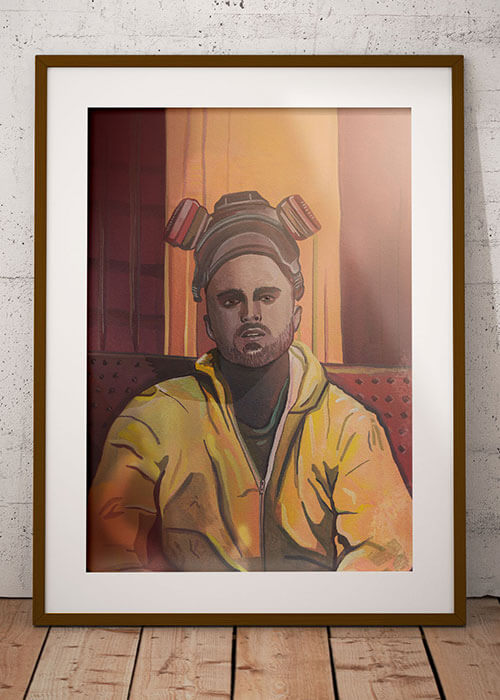 Jesse Pinkman Art Print Haydn Symons Illustration
