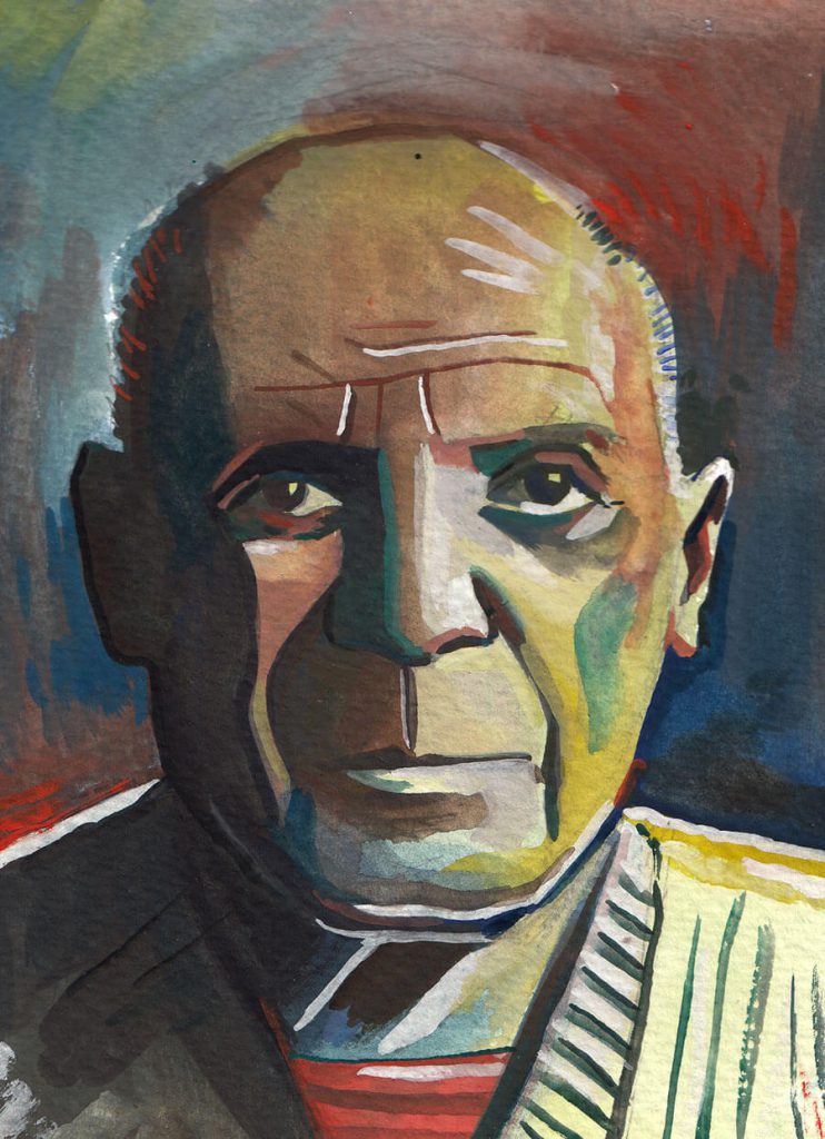 Pablo Picasso portrait art