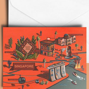 Singapore greetings card