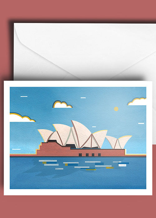 Sydney Opera House greetings card