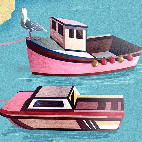 Cornwall Map Illustration