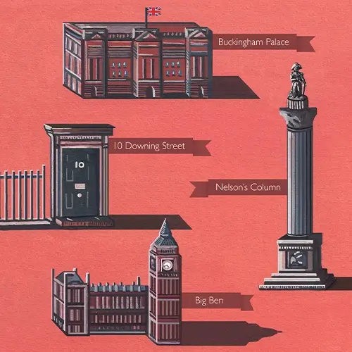 London Illustrated Map - Freelance Illustrator for Hire