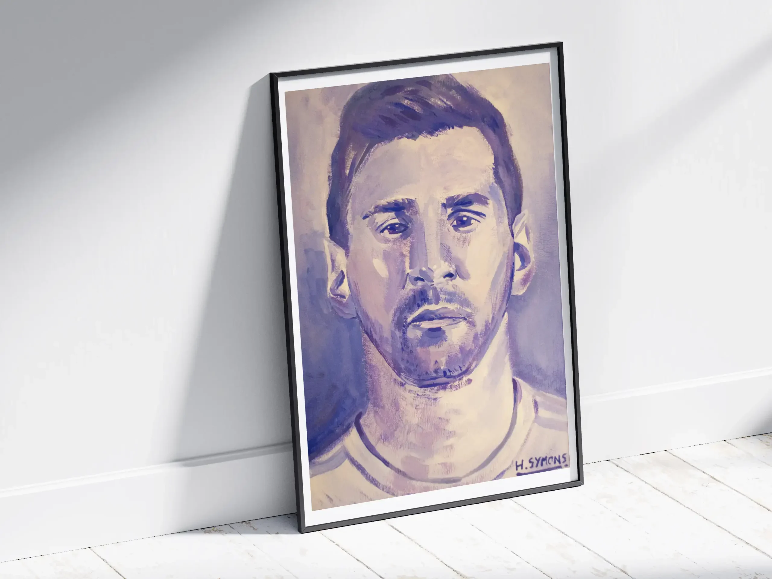 Messi Portrait Art