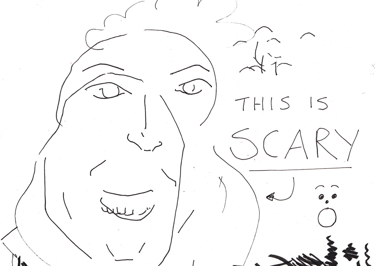 Blind Contour Drawing Exercise