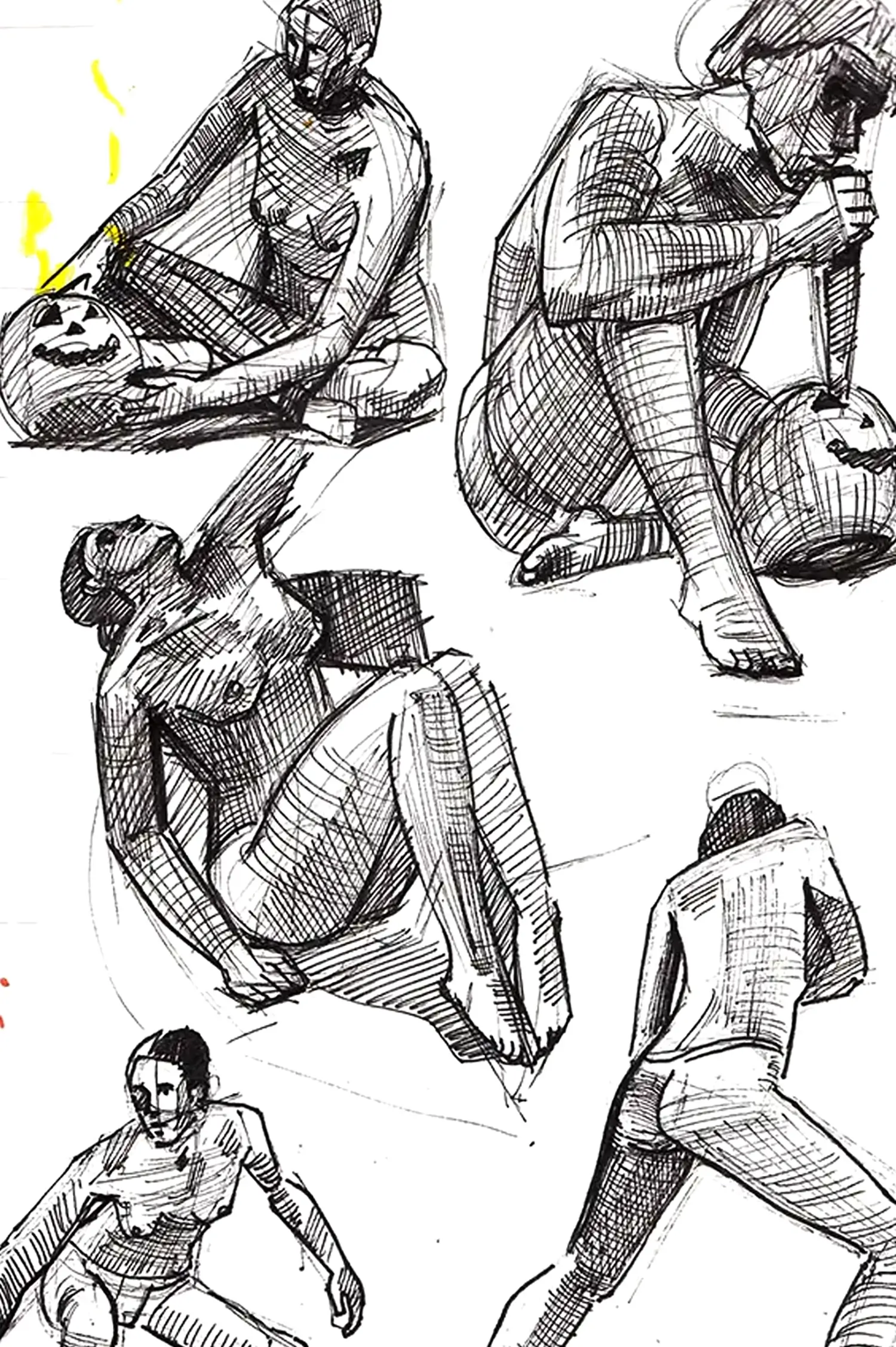 Figure Drawings - Life Studies