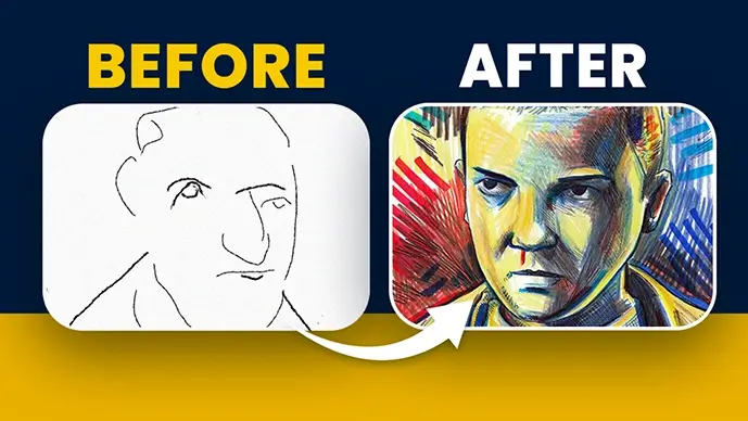 Improve Your Drawing Skill With Upside Down Drawings