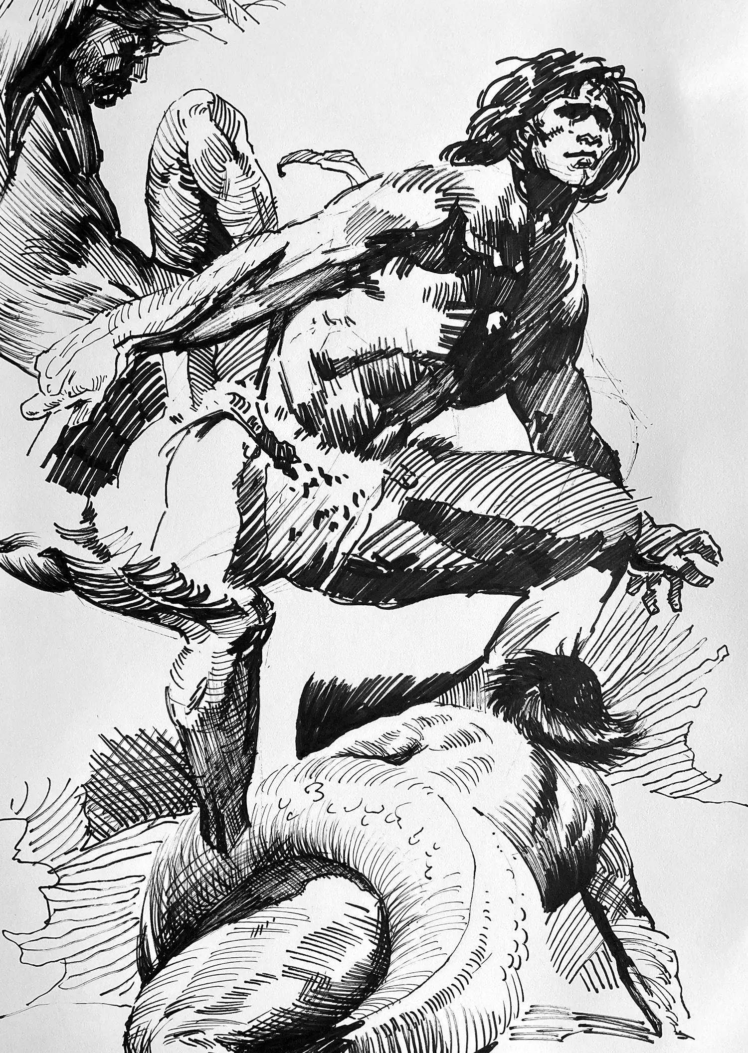 Frank Frazettai Master Study Drawing