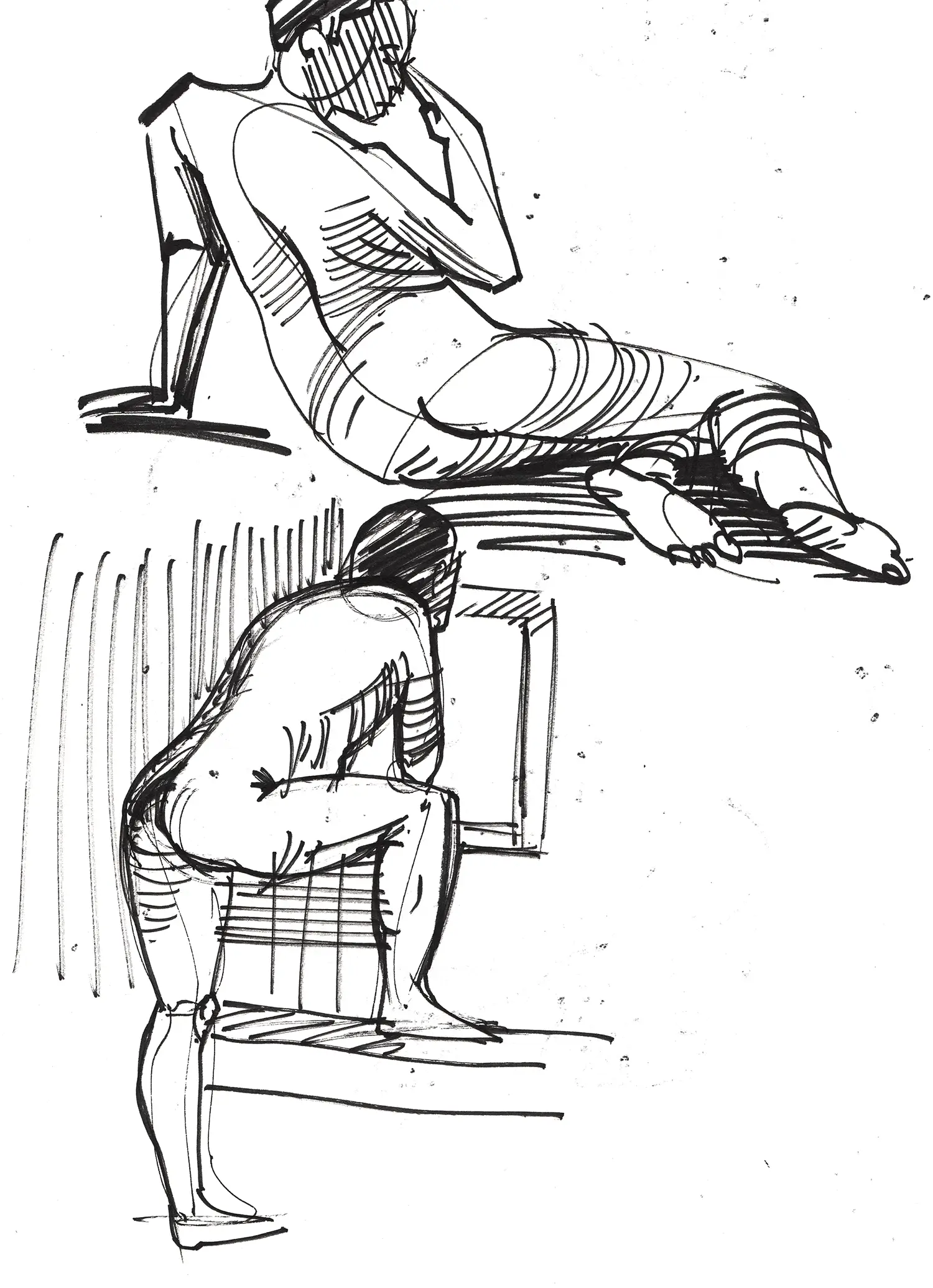 Life Drawing Pen Drawing