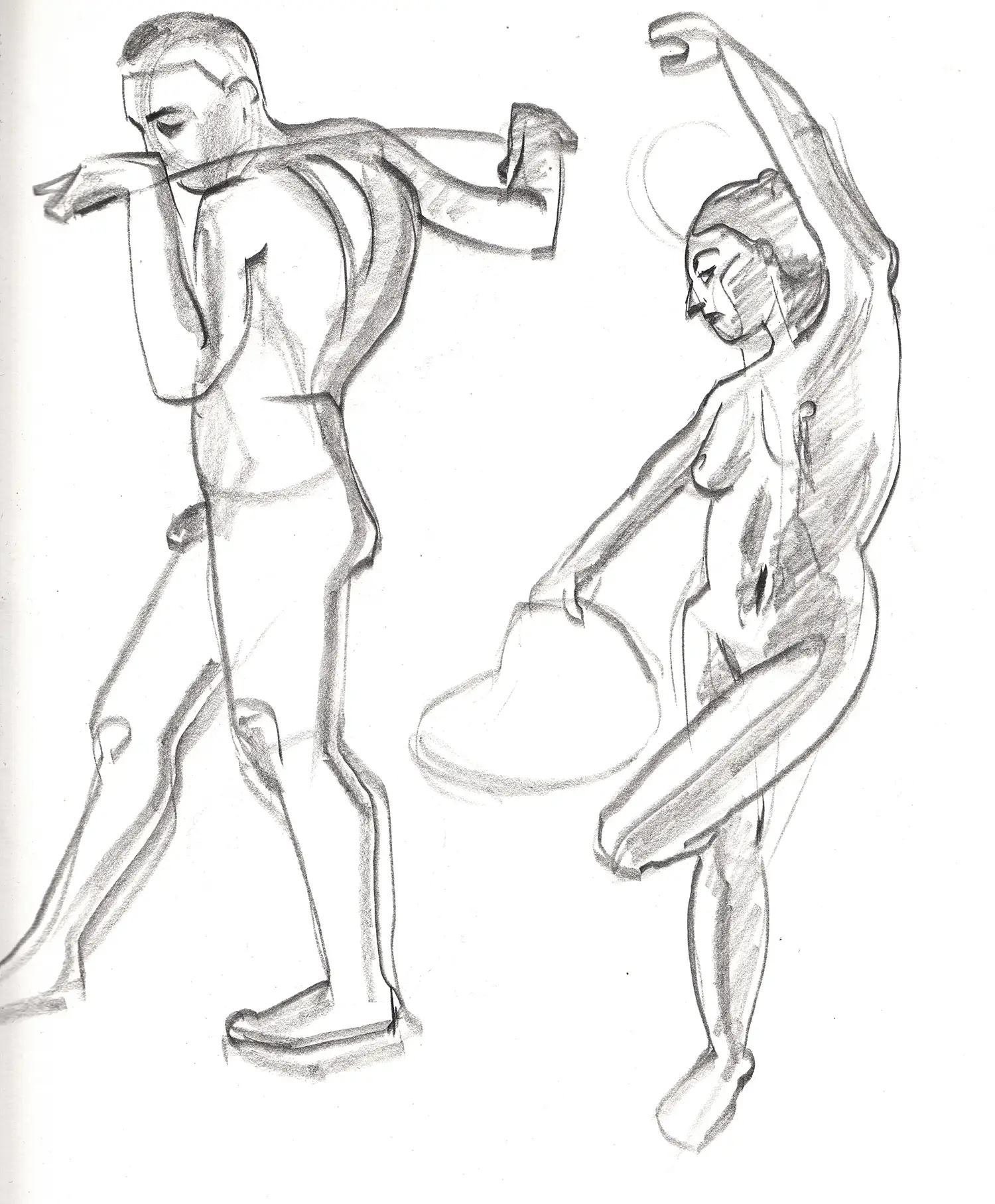 Life Drawing Pencil Drawing