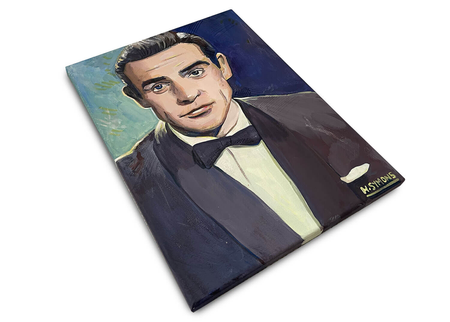 James Bond Portrait Painting