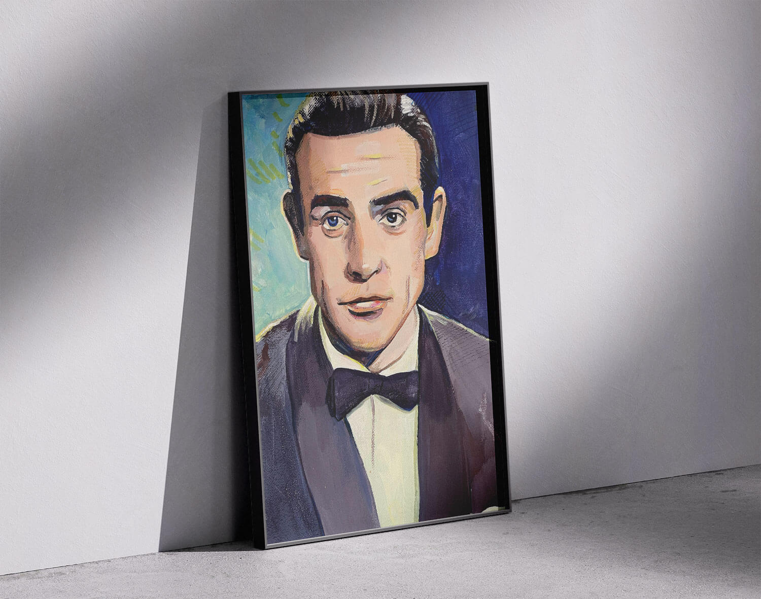 Portrait Gouache Painting