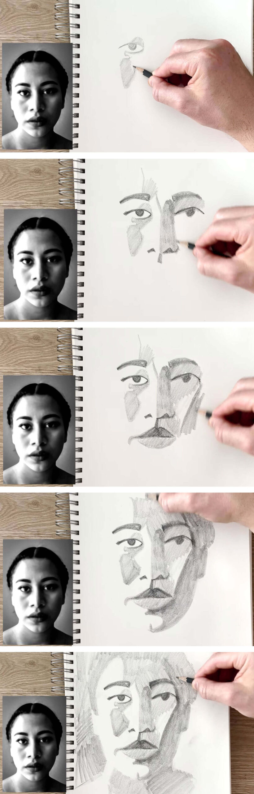 1-Easy Drawing Exercise To Improve Your Portrait Drawings