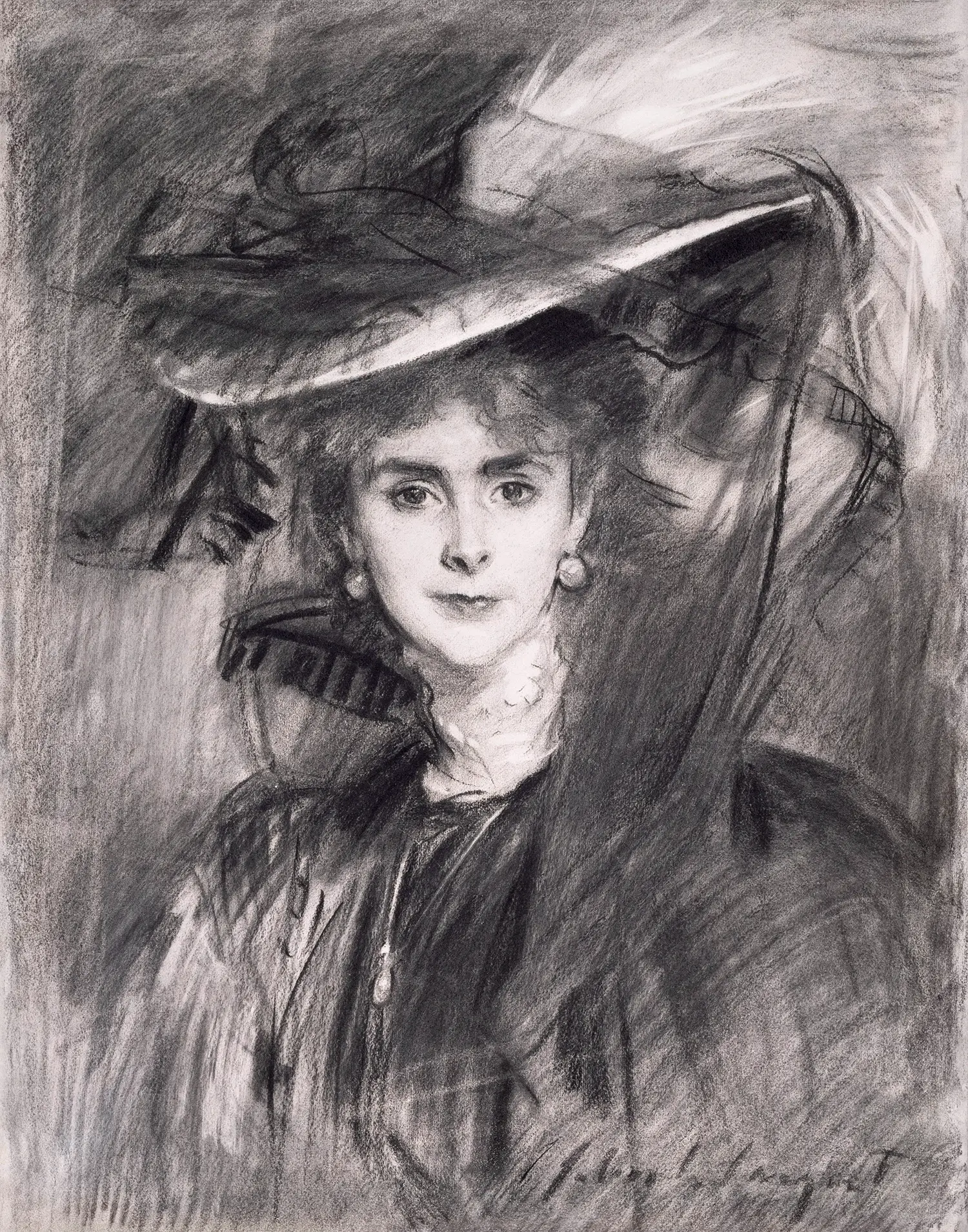 Portrait of the Baroness de Meyer by John Singer Sargent