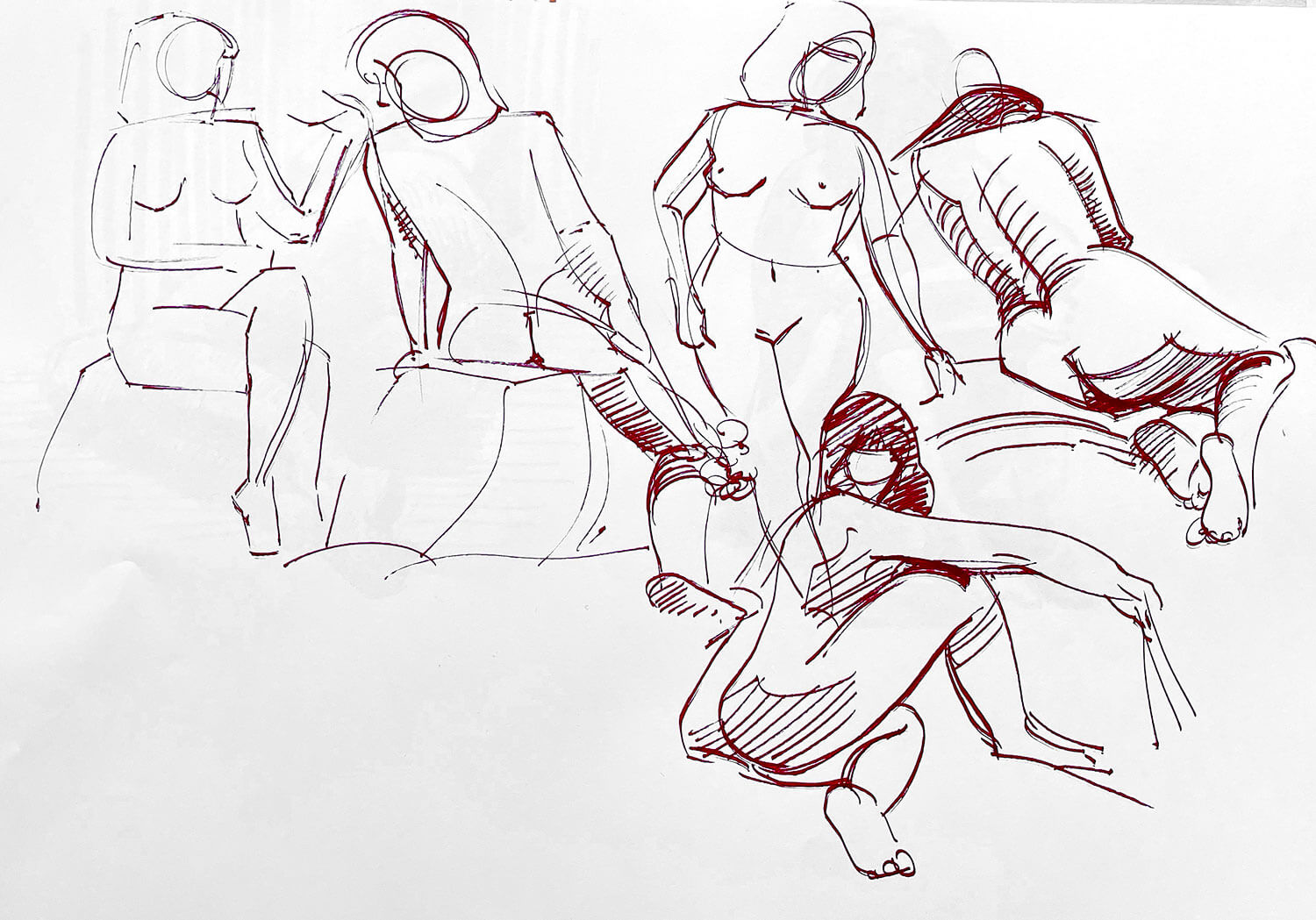 Woman Figure Drawing